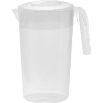džbán 2,0l kulatý BÍLÝ, plast