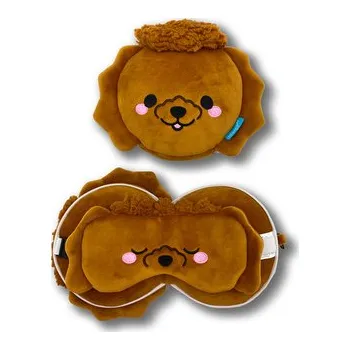 Pleťová maska Cestovní polštář a maska na oči Relaxeazzz Adoramals-Pudl toy Gigi