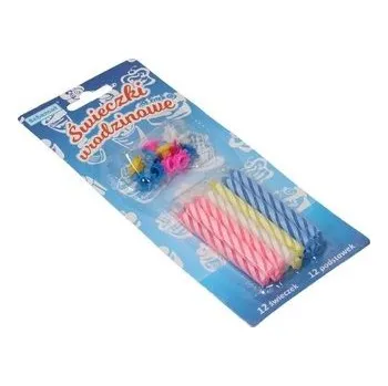 Set školních potřeb Świeczki urodzinowe premium 12szt