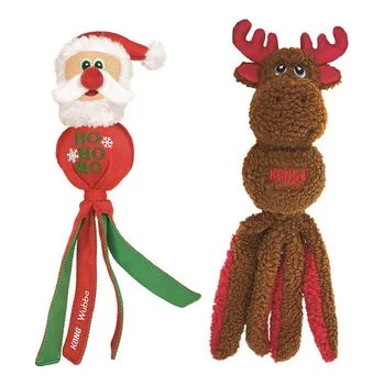 Hračka pro psa Kong hračka pes Vánoční santa - los Kruuse