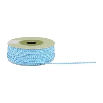 Polyesterový provázek 2mm světle modrý