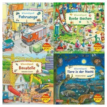 První čtění Maxi-Pixi-Box 105: Wimmelbilder 8 (4x5 Exemplare) - Diverse