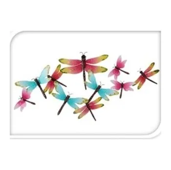 Nástěnná dekorace Vážky, varianta A 34x73x3