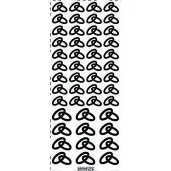 Set školních potřeb Stiker ażurowy 276 10x23cm złoty