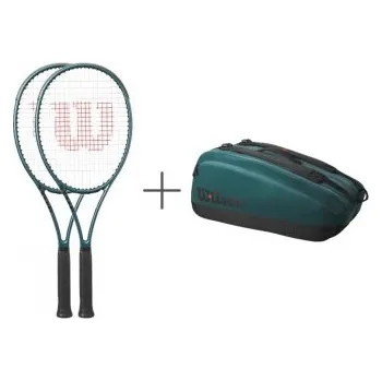 Tenisová raketa 2x Wilson BLADE 100UL V9 + 1x Bag BLADE SUPER TOUR 9 L0