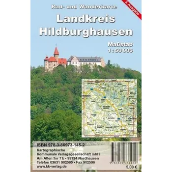 KKV Rad- und Wanderkarte Landkreis Hildburghausen [DE] (2017, Mapový list, KKV Kartographische Kommunale Verlagsgesellschaft)