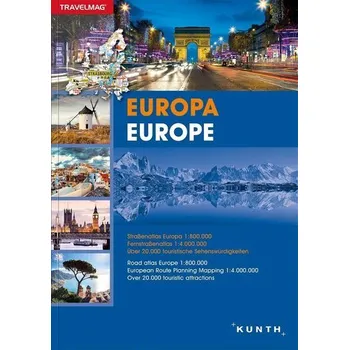 Reiseatlas Europa [DE] (2020, Brožovaná, Kunth GmbH & Co. KG)