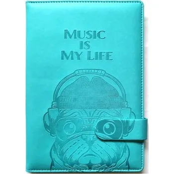 Set školních potřeb Notatnik dziecięcy A5/64K gładki TW Pies buldog