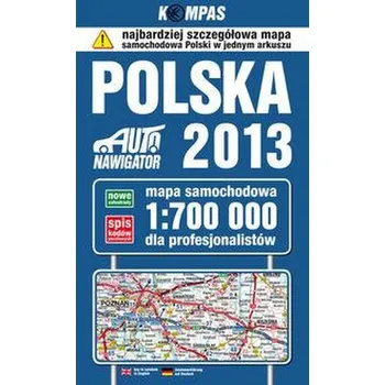 Polska Mapa Samochodowa dla profesjonalistów 2013