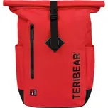 BAAGL Zavinovací batoh TERIBEAR červený
