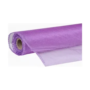 Stuha Organza SNOW 12cm x 9,1m TM. FIALOVÁ