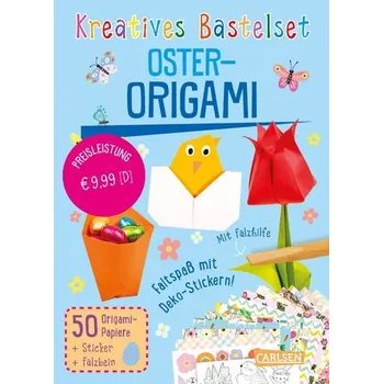 První čtění Bastelset für Kinder: Kreatives Bastelset: Oster-Origami - Poitier, Anton