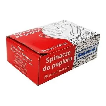 Set školních potřeb Spinacze do papieru 28mm (100szt*10)