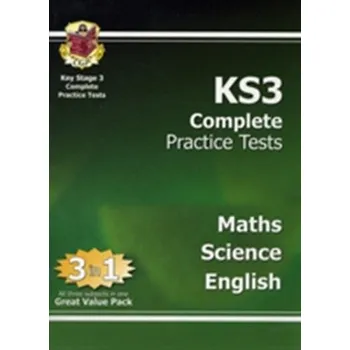 Cizí jazyk KS3 Complete Practice Tests - Science, Maths and English - CGP Books