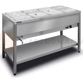 Výdejník vody Volněstojící vodní lázeň, 4x GN 1/1 200 mm | LOZAMET, BWW.4GN