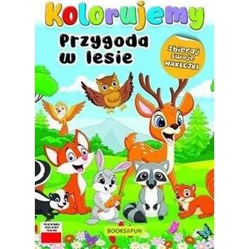 Cizí jazyk Przygoda w lesie. Kolorujemy - praca zbiorowa