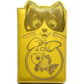 Set školních potřeb Notatnik dziecięcy A6/64K gładki TW Kotek z rybką