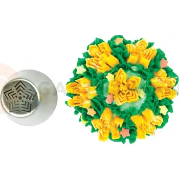 Výroba svíčky Cukrářská špička na zdobení, hvězda - ø 25 mm | SILIKOMART, Star Tube