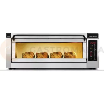 Pec na pizzu Jednokomorová pec na pizzu , 2x pizza 40 cm, komora o rozměrech 820x410x195 mm | PIZZA MASTER, CounterTop 401ED-DW