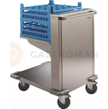 Kancelářský vozík Vozík s pohyblivou pracovní plochou na koše | ASBER, CNC-55