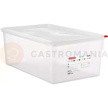 Gastro oděv Gastronádoba GN 1/1 200 mm z polypropylénu s víkem | ARAVEN, 161205