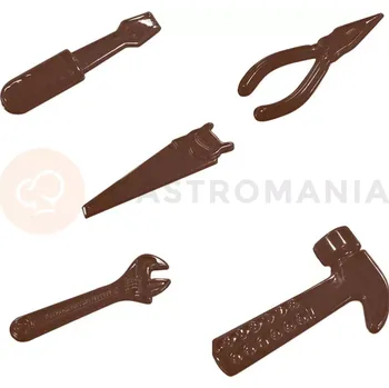 Čokoládová tyčinka Termoformovaná forma na čokoládu- nářadí, 190x50x7 mm, 150x45x7 mm, 115x25x7 mm | MARTELLATO, Thermoformed Moulds