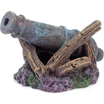 Dekorace do akvária Happet Pirátské dělo - Dekorace do akvária