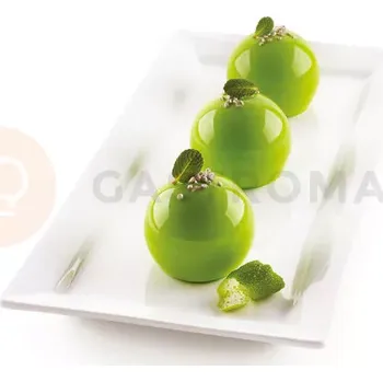 Přisada na vaření a pečení Silikonová forma na moučníky a dezerty 8x 120 ml, 62x52 mm | SILIKOMART, Dolce Tartufo