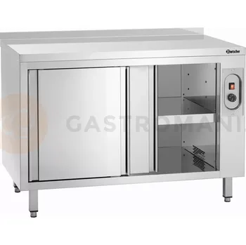 Zahradní skříň Vyhřívaná skříňka série 700 s lištou, 1200x700x850 mm, posuvné dveře | BARTSCHER, 348127