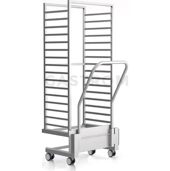 Servírovací stolek Vozík na plechy 20x GN1/1 pro konvektomaty ST Series Gastro-Big 9100565, 9100566, 9100567, 760x595x1765 mm | FM INDUSTRIAL, 9100347