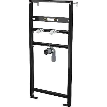 WC sada Alcadrain Předstěnové instalace - Předstěnová instalace pro umyvadlo a nástěnné armatury, stavební výška 1,12 m A104A/1120