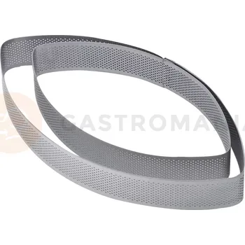 Výroba svíčky Cukrářská perforovaná forma na dorty - elipsa - 27x14,5x3,5 cm | PAVONI, XF24