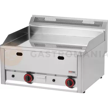 Kuchyňský gril Grilovací deska chromovaná hladká 660x600x290 mm, 8 kW | REDFOX, FTHC-60-GL