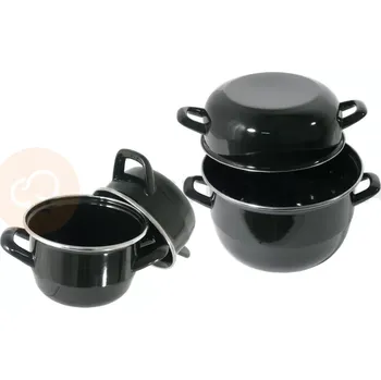 Hrnec Hrnec na mušle 0,75 l s poklicí, smaltovaný | CONTACTO, 488/120