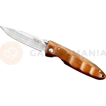 Kuchyňský nůž Skládací nůž, 8,5 cm | MCUSTA, Classic Wave Iron Wood Damascus