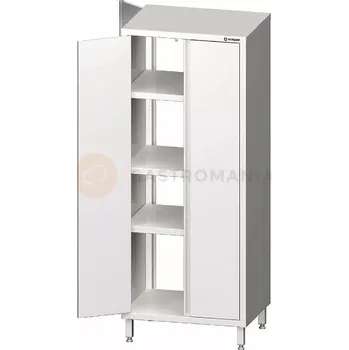 Skříň nerezová průchozí s dvěma křídlovými dvířky 800x700x2000 mm | STALGAST, 981557080