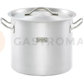Hrnec Nerezový hrnec s poklicí, vysoký 28 cm, 15,4 l | GREDIL, 011285