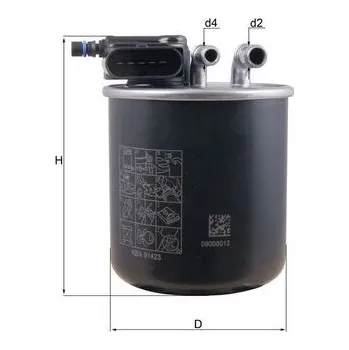 Palivový filtr Palivový filtr MAHLE KL 942