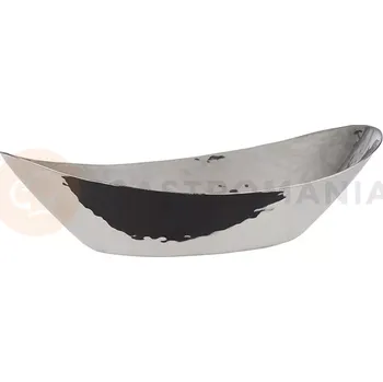 Servírovací stolek Miska z nerezové oceli 240x165x70 mm | APS, 40190