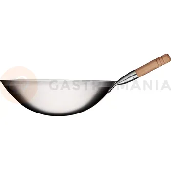 Pánev Pánev wok nerezová, uhlíková ocel, průměr: 40 cm | STALGAST, 037400