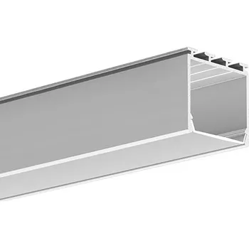 LED lišta LED hliníkový profil KLUŚ LIPOD |stříbrná anoda Délka: 1m