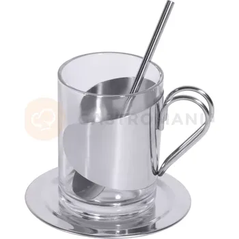 Sklenice Sklenice na čaj na podstavci 0,15 l | CONTACTO, 569/150