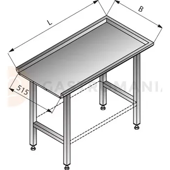 Počítačový stůl Jednoduchý stůl, 1600x575x850 mm | LOZAMET, LO324/1657