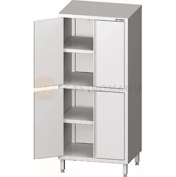 Skříň nerezová dvojitá s křídlovými dvířky 1200x500x1800 mm | STALGAST, 981565120