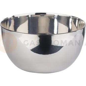 Servírovací stolek Miska z nerezové oceli ø60x30 mm | APS, 40685