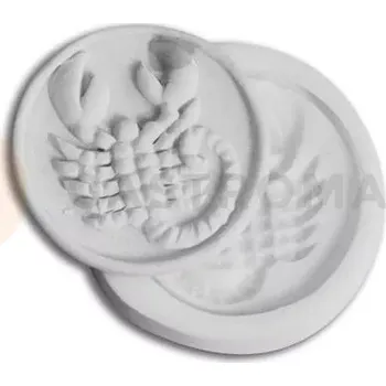 Kuchyňská sůl Forma na cukrovou hmotu SLK 155 - znamení zvěrokruhu - štír, 38 mm | SILIKOMART, Sugarflex Scorpio