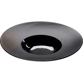 Servírovací stolek Hluboký talíř z černého porcelánu hladký průměr 30,5 cm | STALGAST, 396104