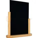 Tabulka na menu s dřevěnou podložkou neutrální barvy 300x210 mm | CONTACTO, 7685/300