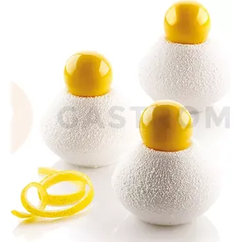 Kuchyňská sůl Forma na dezerty/monoporce - 2x115 ml, 63x63x68 mm | SILIKOMART, Fragrance 115