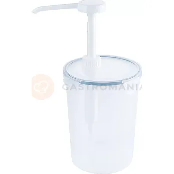 Gastro oděv Polypropylenový dávkovač omáček, 2 l, průměr 125 mm | CONTACTO, 1323/200